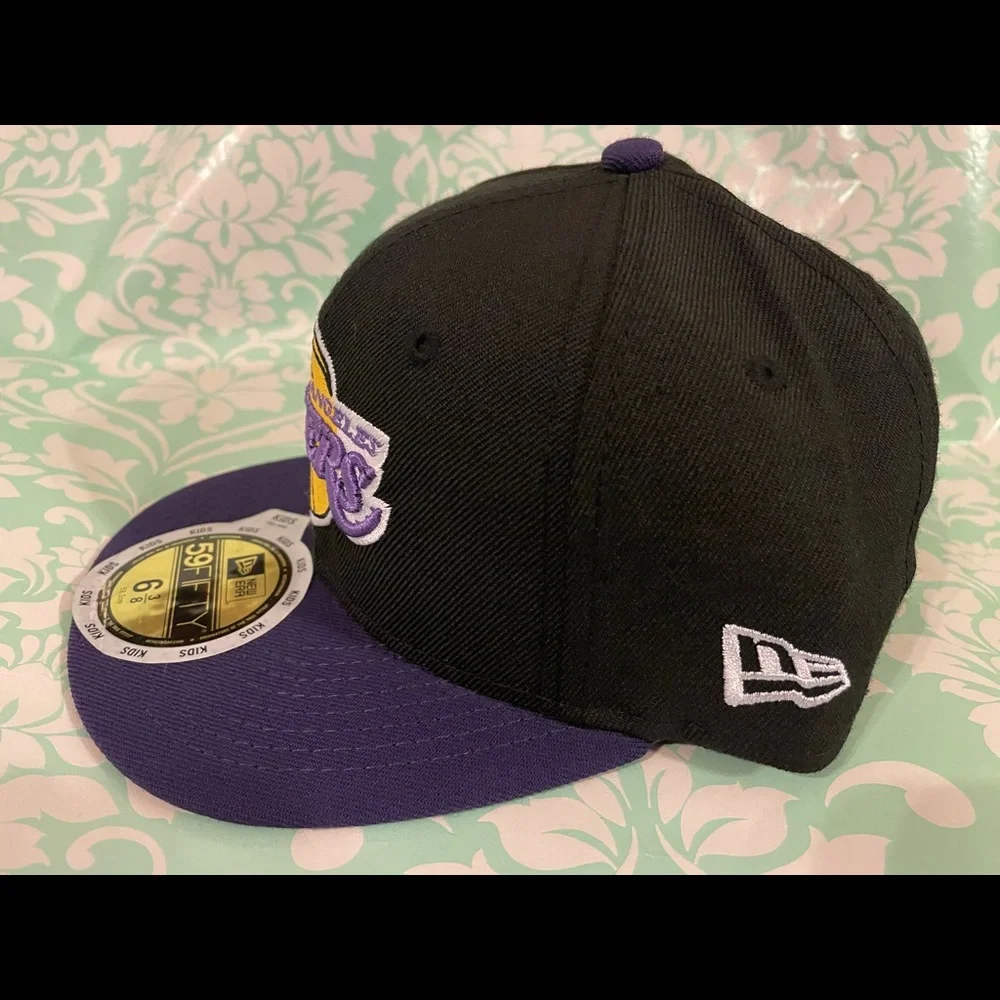 Los ángeles lakers kids fitted hat sz 63/8